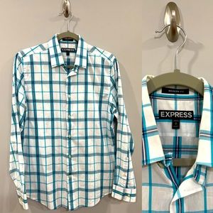 Express plaid dress shirt